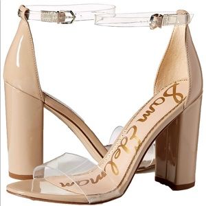 New w/box Sam Edelman Yaro Sandal- Clear Straps- 8